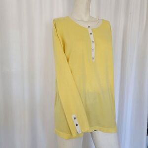 Lane Bryan women's yellow long sleeves sweater size 22l24
